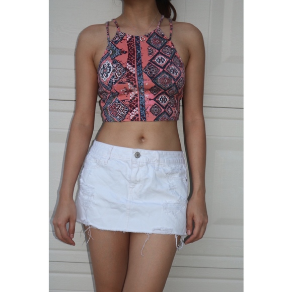 Hollister multicolor croptop - Picture 4 of 4